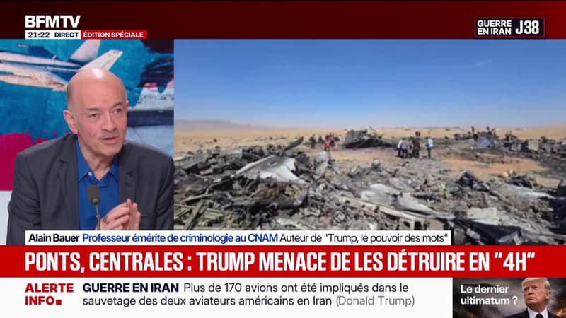 Menaces de Donald Trump envers l'Iran: "Il y a plusieurs Donald Trump, il faut faire attention", explique Alain Bauer, professeur émérite de criminologie