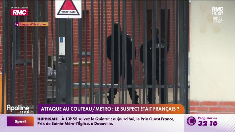 Attaque au couteau / métro : le suspect était Français ?