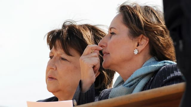 Martine Aubry et Ségolène Royal en 2012 à La Rochelle.