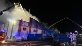 Incendie rue Jean-Vigo à Nice le 24 décembre 2023.