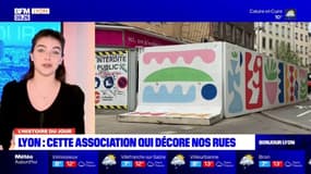 Lyon: "Superposition", une association décore les rues