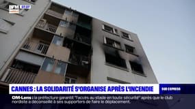 Cannes: la solidarité s'organise après l'incendie d'un immeuble