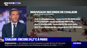De nouveaux records de chaleur battus dans l'ouest de la France