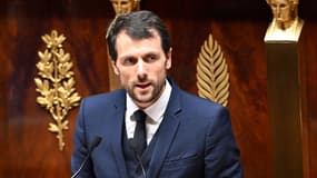 Le député Mathieu Lefèvre à l'Assemblée nationale le 23 octobre 2023 