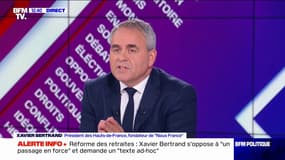 Xavier Bertrand: "Je reste adhérent aux Républicains, mais je pense qu'il faut un mouvement" en dehors des partis