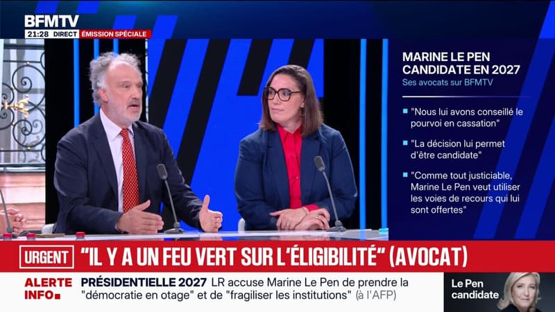 "Elle ne lâche rien": les avocats de Marine Le Pen reviennent sur les raisons de son pourvoi en cassation dans l'affaire des assistants parlementaires du RN
