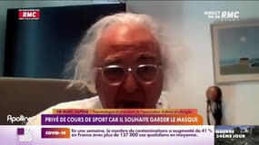 RMC s’engage pour vous : Privé de cours de sport car il souhaite garder le masque - 29/03