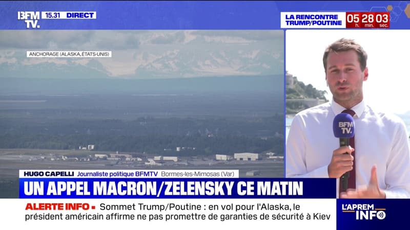 Sommet Trump/Poutine: Emmanuel Macron a échangé avec Volodmyr Zelensky, les présidents 