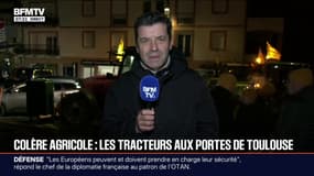 Colère agricole: une nouvelle action des agriculteurs de la Coordination rurale à Toulouse