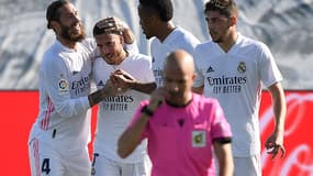 Eden Hazard félicité par ses coéquipiers du RealEden Hazard