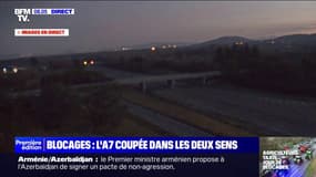 Les images de l'A7 toujours coupée dans les deux sens