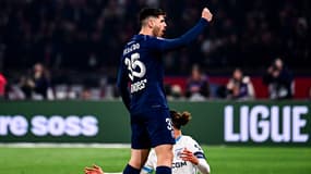 Lucas Beraldo, le 16 mars lors de PSG-OM