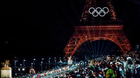 La cérémonie d'ouverture des Jeux olympiques de Paris, le 26/07/2024