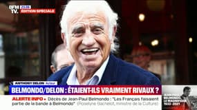 Anthony Delon: "Mon père avait du mal à s'exprimer tellement il était bouleversé" par la mort de Jean-Paul Belmondo
