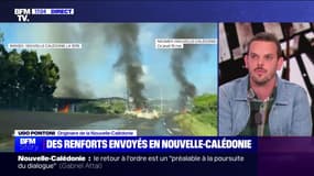 Ugo Pontini (originaire de la Nouvelle-Calédonie): "Ce qui m'inquiète le plus, ce ne sont pas les dégâts matériels, c'est l'immatériel, ce qu'on avait pourtant commencé à construire il y a 30 ans, le vivre-ensemble"