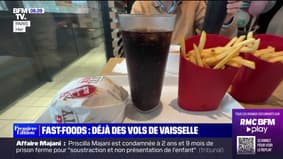 Vaisselle réutilisable: les fast-food constatent déjà des vols