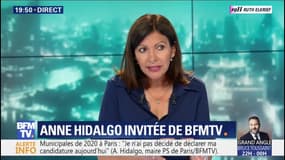 Municipales 2020 à Paris: Anne Hidalgo "n'a pas décidé de déclarer sa candidature"