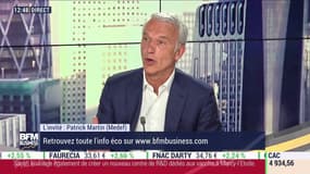 Patrick Martin (Medef): "nous avons été, au pic, à 6 ou 7 millions de salariés en activité partielle et non pas 12 ou 13 millions"