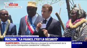 "L'avenir économique de Mayotte passe par la pêche" a assuré Emmanuel Macron 