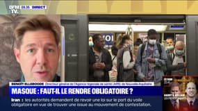 Port du masque: "On parie sur la responsabilité de la population" selon Benoît Elleboode, directeur de l'ARS Nouvelle-Aquitaine