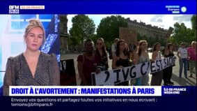 Paris: manifestation pour le droit à l'avortement