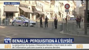 Le bureau d'Alexandre Benalla à l'Élysée est en cours de perquisition en sa présence