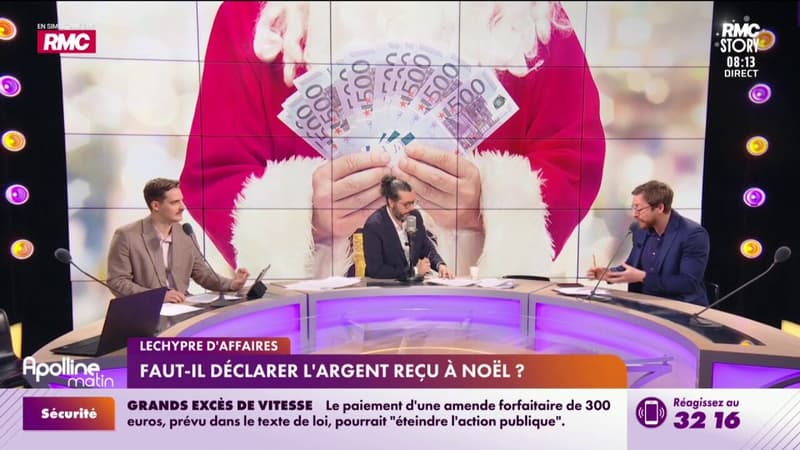 Lechypre d'affaires - Faut-il déclarer l'argent reçu à Noël ?