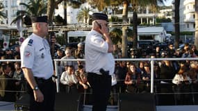 Policiers à Cannes, le 17 mai 2013.
