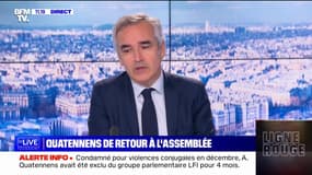 Adrien Quatennens a fait son retour à l'Assemblée nationale ce mercredi matin