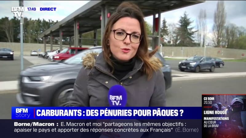 Île-de-France: des difficultés à trouver du carburant, mais pas de ruée sur les pompes avant le week-end de Pâques