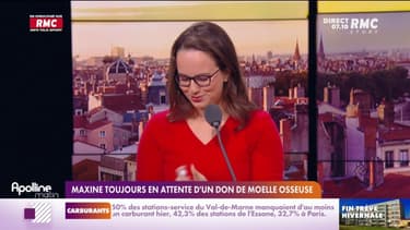 RMC s'engage pour vous : Maxine toujours en attente d'un don de moelle osseuse. 
