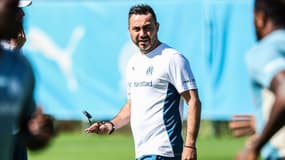 Les premières images de De Zerbi à l'entraînement de l'OM, le 08/07/2024