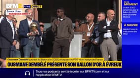 "Vous avez été ma force": Ousmane Dembélé acclamé par le public pour son retour à Evreux