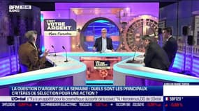 La question d'argent de la semaine : Quels sont les principaux critères de sélection pour une action ? - 10/02