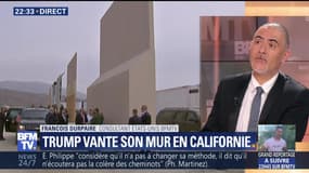 Donald Trump vante son mur en Californie