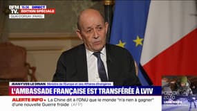 Jean-Yves Le Drian sur la mise en alerte de la force de dissuasion russe: "C'est une menace inutile, disproportionnée"