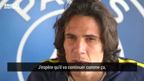E. Cavani : «Mbappé peut devenir un des meilleurs attaquants au monde»