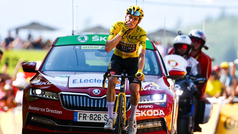 Jonas Vingegaard vainqueur de la 18e étape du Tour de France le 21 juillet 2022
