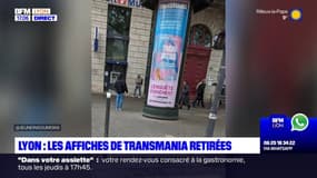 Lyon: les affiches de Transmania retirées des rues