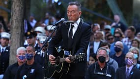 Bruce Springsteen à New York pour les commémorations des vingt ans du 11-Septembre, le 11 septembre 2021