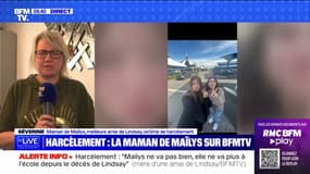 Harcèlement scolaire: "Pourquoi il bouge maintenant, alors que Lindsay n'est plus là?": la mère de Maïlys, meilleure amie de Lindsay, réagit aux propos de Pap Ndiaye