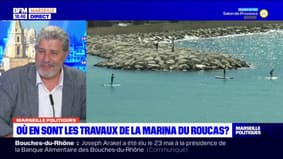 Marseille Politiques: les travaux de la Marina du Roucas blanc "avancent bien"