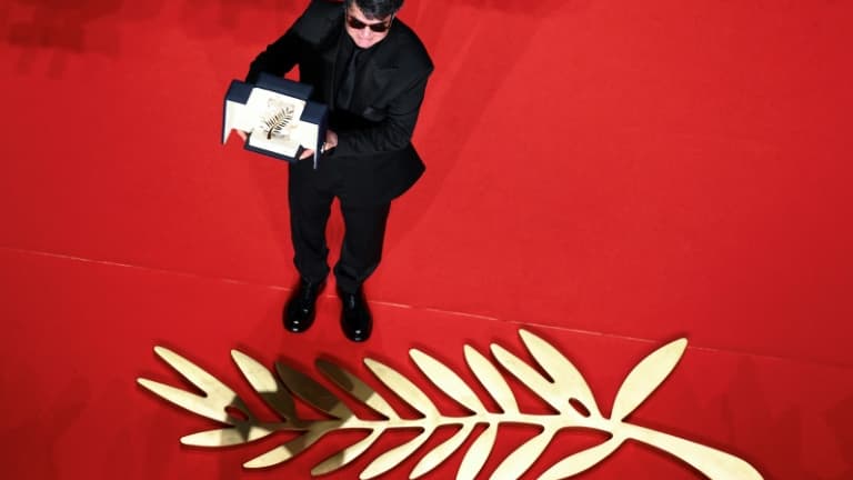 Iranian director and screenwriter Jafar Panahi, Palma d'Or of the Cannes Film Festival for his film Iranian director and screenwriter Jafar Panahi, Palma d'Or of the Cannes Film Festival for his film