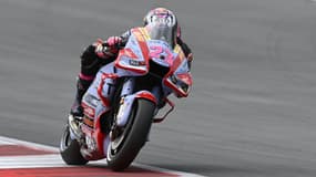 Enea Bastianini lors des qualifications du GP d'Autriche, le 20 août 2022.