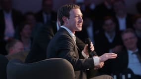 Le fondateur et patron de Facebook Mark Zuckerberg, le 25 février 2016 à Berlin