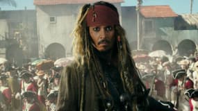 Johnny Depp dans Pirates des Caraïbes 5