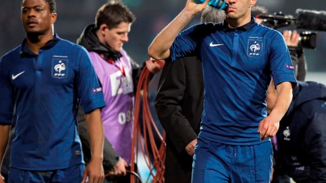 Evra et Benzema, de plus en plus controversés en Bleu
