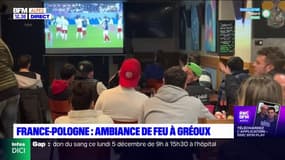 Mondial au Qatar: folle ambiance à Gréoux-les-Bains pour le match des Bleus