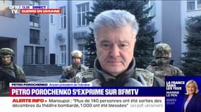 Petro Porochenko, ancien président ukrainien, s'adresse à la France: "Je vous en supplie, aidez-nous, y compris sur notre chemin vers l'Union européenne"