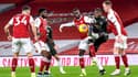 Arsenal face à Manchester United, à Londres le 30 janvier 2021